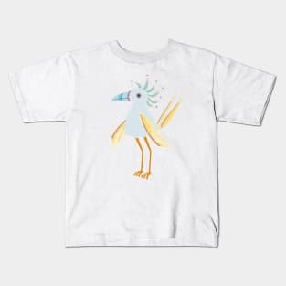 Large Quirky Bird Kids T-Shirt